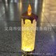 thumbnail image 1 of leyfeng Velas de Navidad LED Vela de cristal de fantasía colorida Decoración Recuerdo de viaje Luz de noche LED Oro, 1 of 5