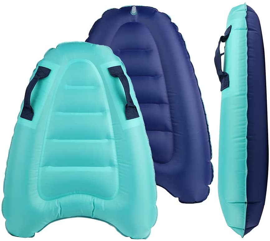 Inflatable IYEFENG , Portable Bodyboard with Heightened Handles Mini Lightweight Soft Swimming