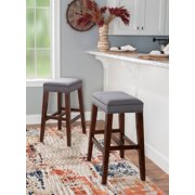 Linon Renner Bar Stool, Gray