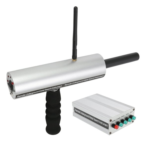 Détecteur de Métaux AKS, 1000 Mètres de Poche Professionnelle Haute Sensibilité Localisateur de Trésor de Métal Souterrain, Rechargeable 15m Profondeur 1 Antenne Scanner au Trésor pour l'Or,