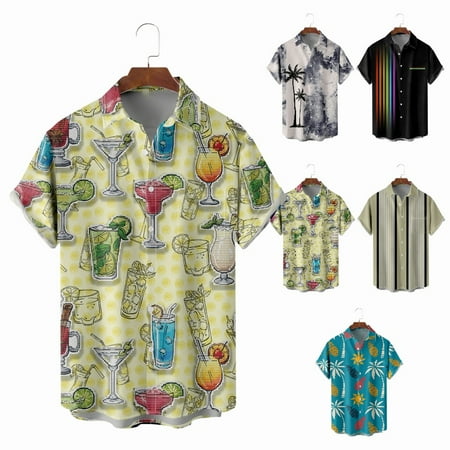 

Adult Kids Casual Short Sleeve T-Shirts Vintage Funky Clothes For Men