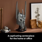 LEGO Icons The Lord of the Rings: Sauron's Helmet - Building Set for Adults, Ages 18+ Bedroom, Home Office, Book Shelf Decor - W/ Sauron Minifigure - Gift for LOTR Fans - 11373