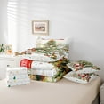 thumbnail image 6 of jejeloiu Chic Christmas Tree 7pcs Bedding Comforter Set,Kawaii Santa Claus Queen Bedding Sets,Kida Xmas Gifts Queen Sheet Sets For Boys Kids,Ultra Soft Home Decor Reversible, 6 of 8