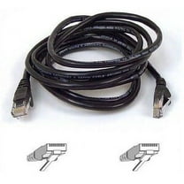 25FT CAT5E BLACK PATCH CORD ROHS MOQ-12