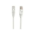 thumbnail image 2 of Black Box Slim-Net - Patch cable - RJ-45 (M) to RJ-45 (M) - 10 ft - UTP - CAT 6 - booted, molded, stranded - white, 2 of 3