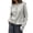 Gray, variant on Big Girls Cardigan Sweaters Button down Long Sleeve Knit Cute Ruffle Hem Cardigans for Womens Crop Sweater
