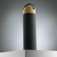 thumbnail image 2 of Glass Water Bottle with Carry Strap & Non Slip Silicone Sleeve - 20 oz - Grey, 2 of 6