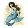 thumbnail image 2 of Popp, Grace 20x24 Black Ornate Wood Framed with Double Matting Museum Art Print Titled - Deco Mermaid III, 2 of 4