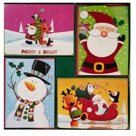 Christmas Card Thai Style Hallmark Style 40-Count Christmas Holiday Cards with Envelopes - Funky ()