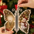 thumbnail image 6 of Christmas Butterfly Cash Wallet Gift Ornaments, Clear Christmas Money Holders, Stocking Stuffers, Xmas Tree Hanging Decorations, Indoor Outdoor Decor for Christmas Tree Window Wall, 6 of 8