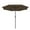 Coffee, variant on Gymax 10FT Solar Patio Umbrella 112 LED Lighted Umbrella Outdoor Table Market Umbrella Navy