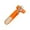Orange, variant on Fisherman’ Scissors Stainless Steel Gear for Precision CuttingEasily Manage Fishing Line and Tackle