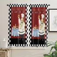 thumbnail image 3 of Kitchen Chef Gourmet Small Curtain Rod Pocket Short Curtains Half Drapes Partition Cabinet Door Window Curtains Home Decor, 3 of 6