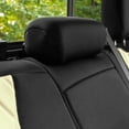 thumbnail image 3 of TLH Beige Rear Neoprene Waterproof Custom Fit Seat Covers for 2019-2022 GMC Sierra 1500 2500HD 3500HD SLT | AT4 | DENALI with Water Resistant Neosupreme Insert, 3 of 4