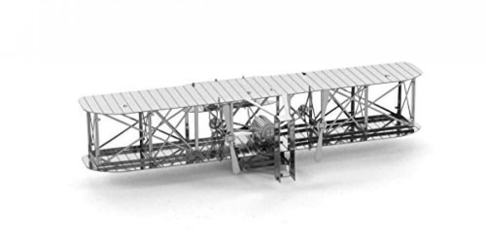 Wright Brothers Airplane Fascinations Metal Earth 3D Laser Cut Model 
