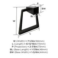 thumbnail image 6 of Amerock Blackrock Oil-Rubbed Bronze Closed Towel Ring, 6 of 8