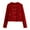 Red, variant on Sakmal Coats for Women Red Long Sleeve Sleeve Casual Solid Knit Collar Vintage Jackets for Women