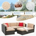Sobaniilo 6 Pieces Patio Furniture Sets, All Weather PE Wicker Outdoor