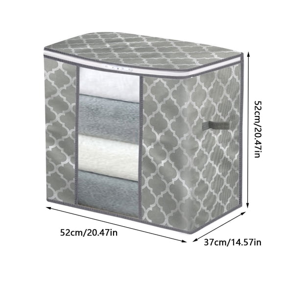 EUDIDV Extra-Large Wardrobe Storage Bag, Cotton Quilt, Clothing Sorting Box, Sealed Storage Bag, Folding Storage Box Collapsible Storage Bag Roomy