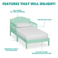 Dream On Me Sydney Toddler Bed, Mint