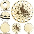 thumbnail image 3 of 16-Position Wood Embroidery Thread Storage Trays Laser Cut Thread Spool Organizer Holder Jellyfish 100x3mm Hole: 10mm, 3 of 9