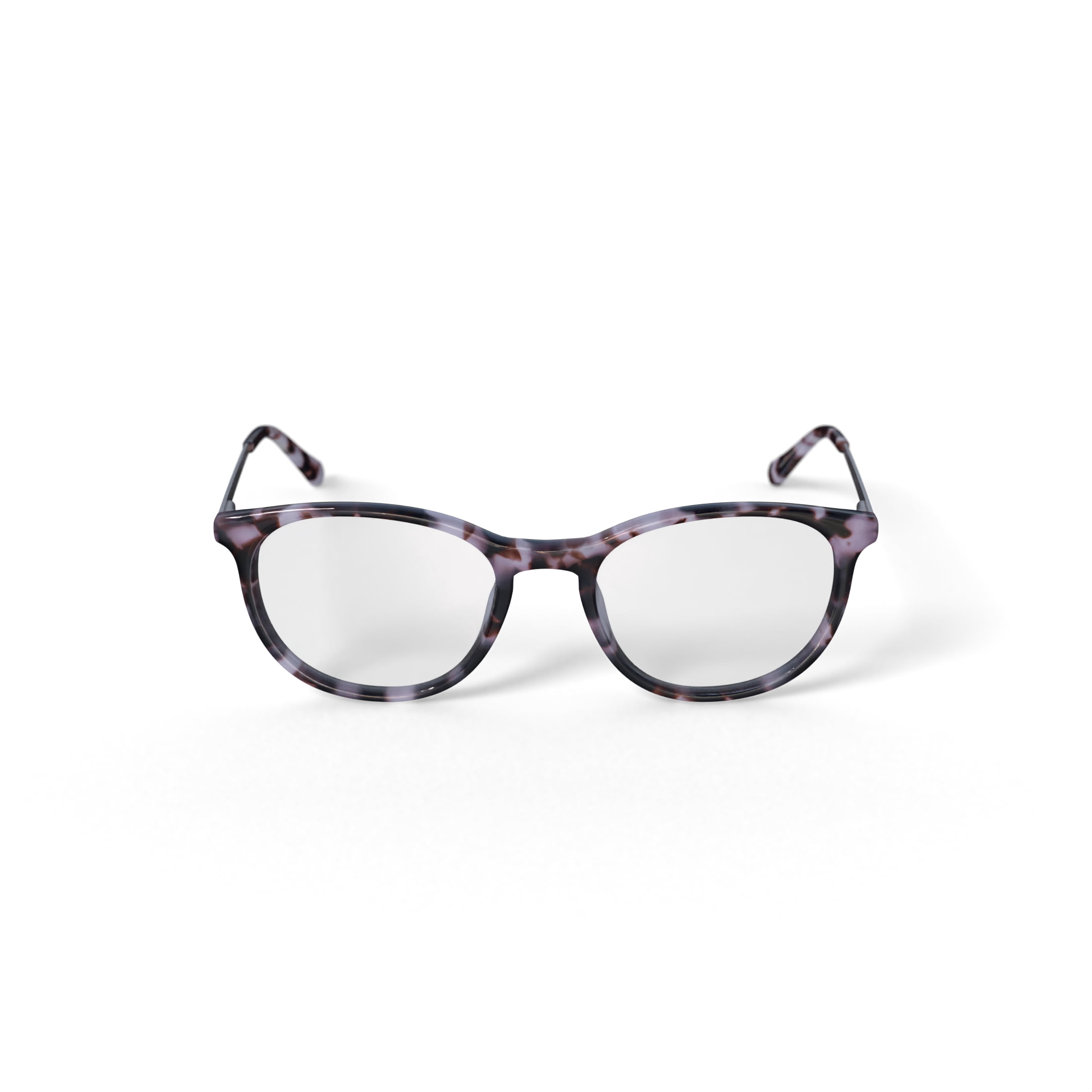Bio Eyes Women's Cypress Round Prescription Eyeglasses with Case, Brown Tortoise
