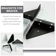 thumbnail image 3 of 4pcs Triangular Corner Brace Heavy Duty Angle Brackets Corner Braces Joint Angle Braces, 3 of 9