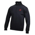 thumbnail image 2 of Men's Black Washington State Cougars Big Cotton Quarter-Zip Pullover Sweatshirt, 2 of 3