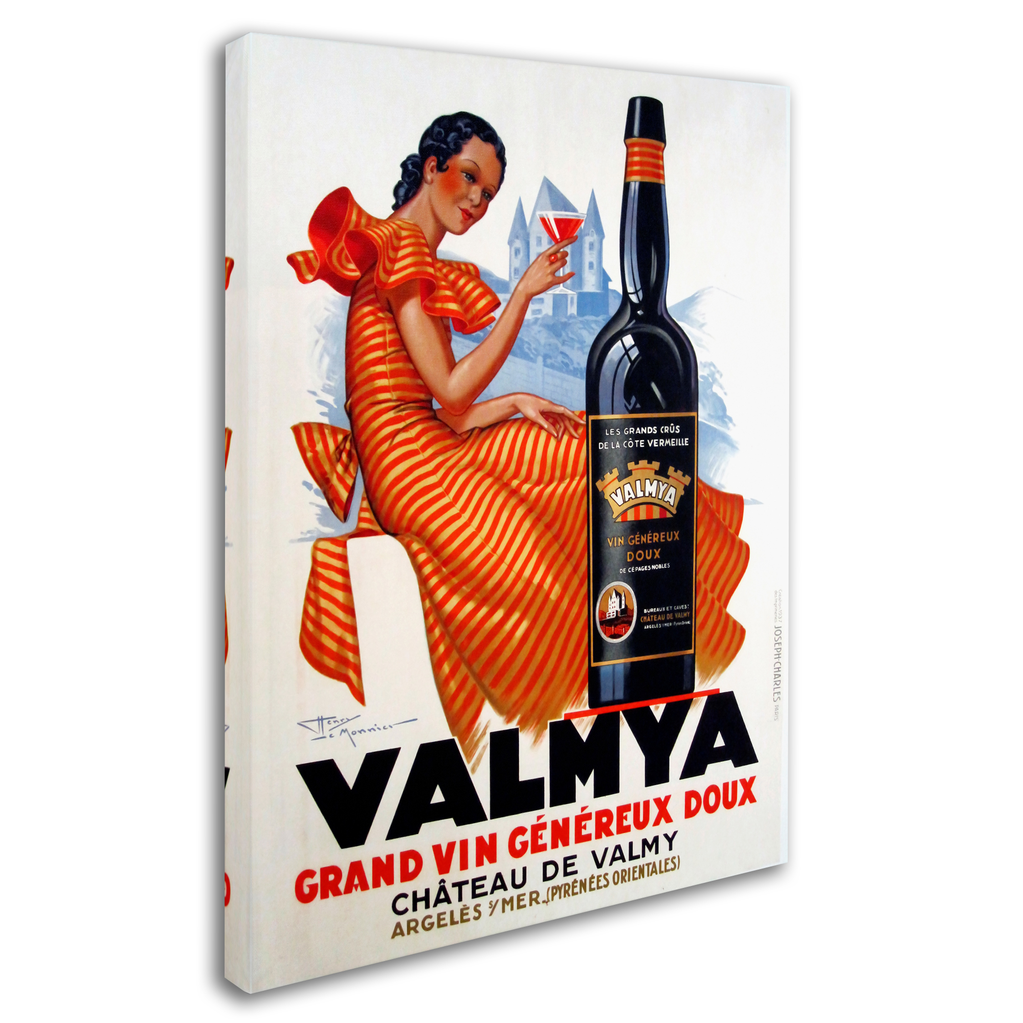 Trademark Fine Art 'Valmya' Canvas Art by Vintage Apple Collection
