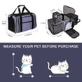 thumbnail image 2 of Bolsa de transporte para mascotas BAGLHER aprobada por Aerolíneas para mascotas pequeñas y medianas, 2 of 7