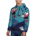 thumbnail image 3 of Invader Zim Sweatshirt For Mens Fashion Hoodies Pullover Athletic Daily Hoody Hooded Gift, 3 of 7