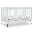 thumbnail image 5 of Delta Children Sloane 4-in-1 Acrylic Convertible Crib - Includes Conversion Rails, Bianca White w/Melted Bronze, 5 of 11