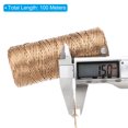 thumbnail image 3 of REGALWOVEN Decorative Metallic Bakers Twine, Wrapping Twine String Rope DIY Tie Gift Packing Beige 2, 3 of 6