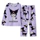 thumbnail image 1 of Sanrio 2024 Autumn Children's Milk Silk Pajama Set Kawaii Sanrioed Anime Cinnamoroll Kuromi Pajama Children's Home Clothing, 1 of 4
