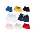 thumbnail image 3 of Ame Summer Baby Boys Girls Shorts Cotton Kids Beach Shorts Pants Elastic Waist Sports Children Clothes 1-5T, 3 of 3