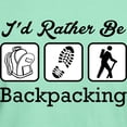 thumbnail image 3 of CafePress - I'd Rather Be Backpacking T Shirt - Men's Classic Graphic Cotton T-Shirt, 3 of 4