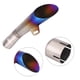 thumbnail image 5 of Punta del tubo del silenciador de escape Bling Bling motocicleta Universal acero inoxidable medio azul, 5 of 7