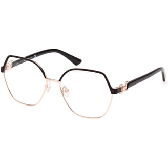 New Marciano by Guess GM-0385 001 Black & Gold Eyeglasses 53/15/145 New Marciano by Guess GM-0385 001 Black & Gold Eyeglasses 53  main image 4