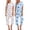 2pcs-Elephant/leopard, variant on Ekouaer 2 Pack Womens Pajamas Sets Short Sleeve Tops and Capri Pants Pjs Colorful Printed Sleepwear Sets