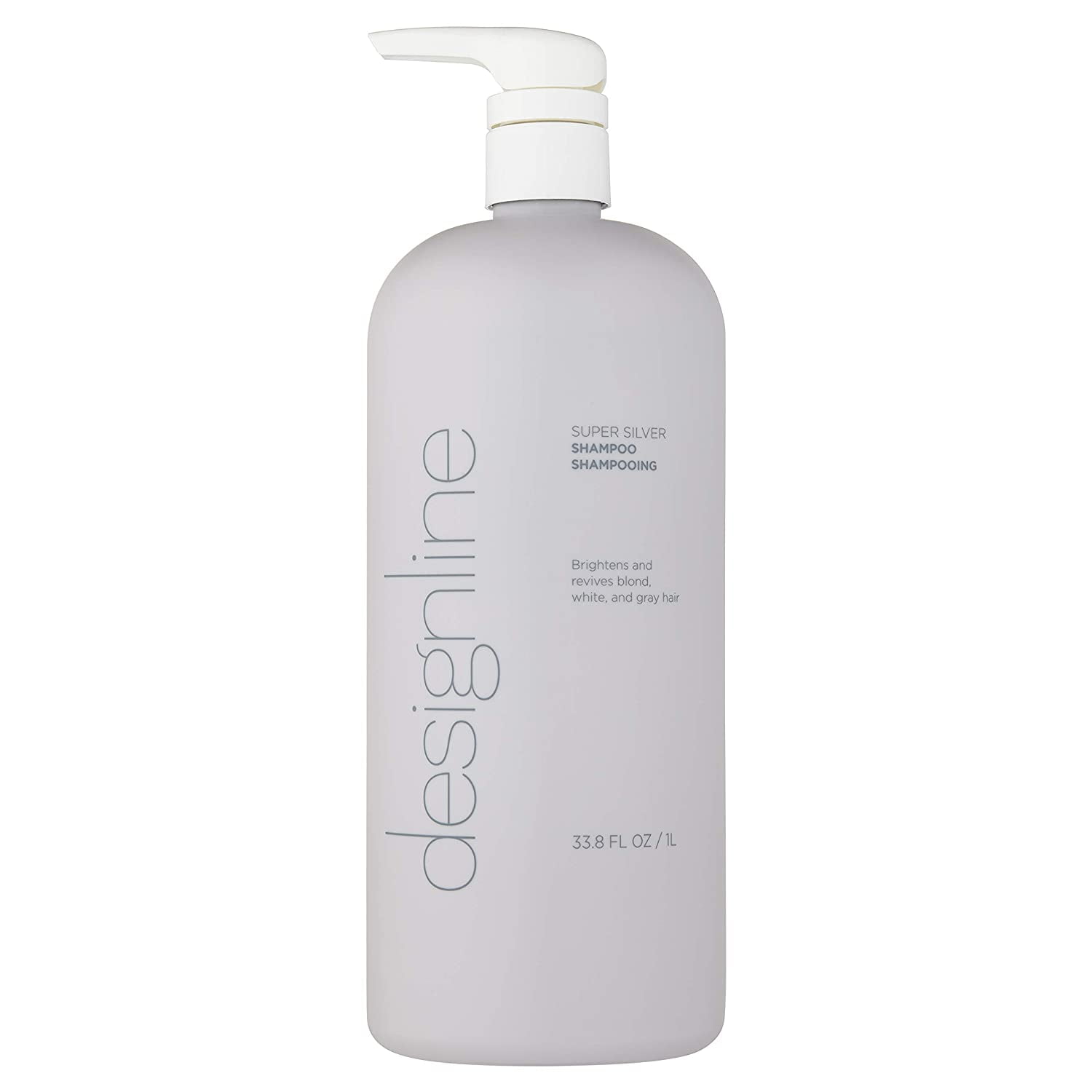 Super Silver Shampoo - Regis DESIGNLINE - Restores Moisture, Boost Color for Blonde, Grey, White Hair, Strengthens and Improves Elasticity to Prevent Color Fade (33.8 oz.)