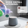 thumbnail image 2 of CHUANK Foam Hand Soap Dispenser - 12 oz Bathroom Lotion Hand Pump Dispenser  Ceramic Foaming Soap Dispenser with Removable Pump for Kitchen Hand Wash Dispenser  Black, 2 of 7
