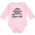 thumbnail image 3 of Inktastic Grandma Grandpa Love Me Arrow Boys or Girls Long Sleeve Baby Bodysuit, 3 of 5