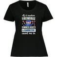 thumbnail image 3 of Inktastic 4th of July if It Involves Fireworks Summer Nights & Barbecue Count Me in Women's Plus Size T-Shirt, 3 of 5