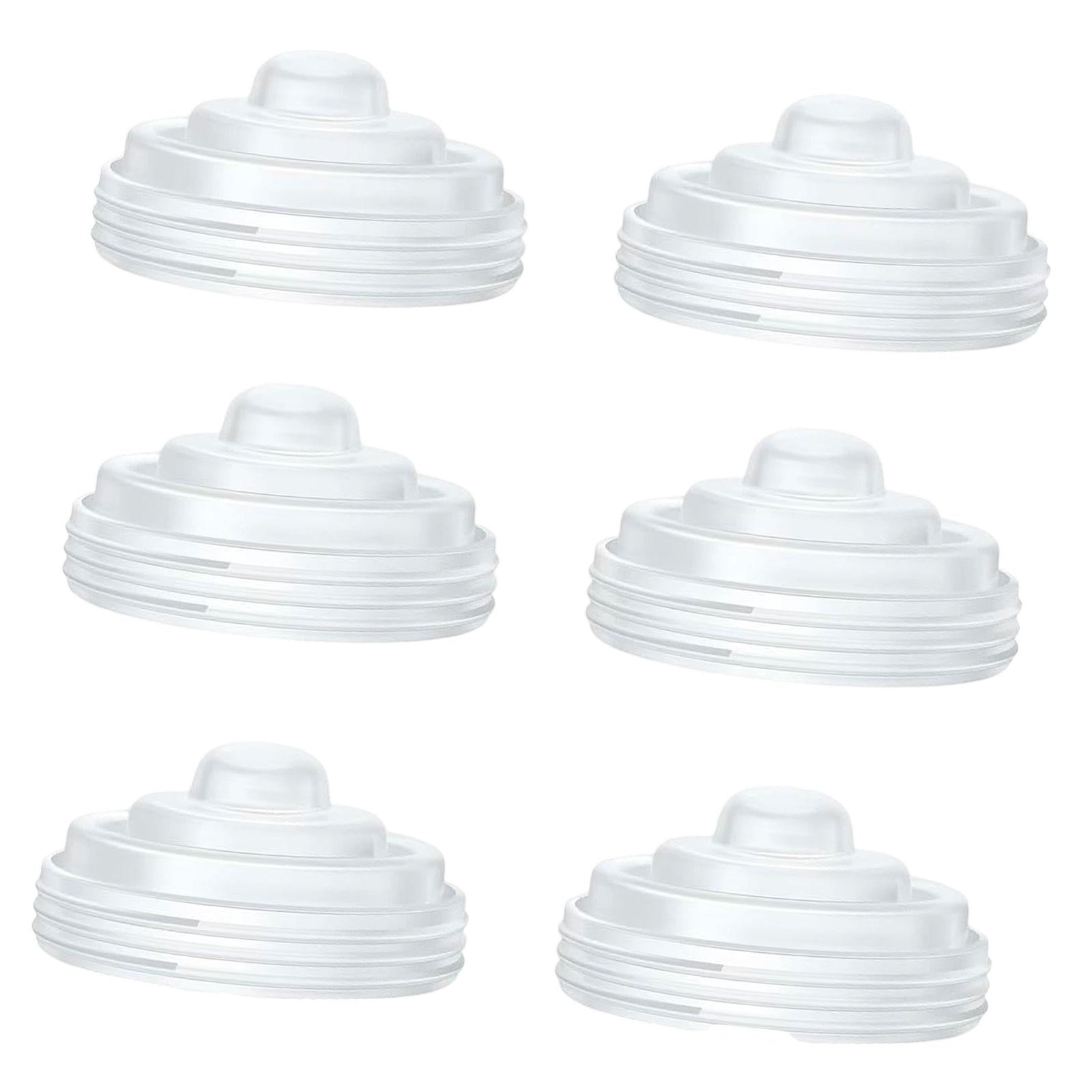 STARTIST 6 Pieces Silicone Diaphragm Backflow Protector Leakproof Easy to Clean Pump Seal for M5 Wearable Breastpump Part Accessories