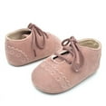 thumbnail image 5 of Toddler Baby Boys Girls Soft Sole Moccasins Lace-up Infant Toddler Shoes Sneaker, 5 of 6