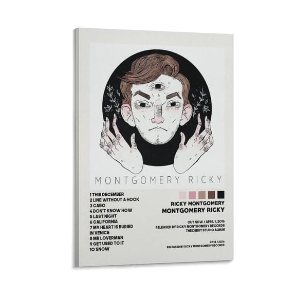 Ricky Montgomery Canvas Poster Bedroom Decoration Landscape Office Valentine's Birthday Gift