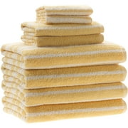 Mainstays Ms Affordable 8 Pc Towel Set Yellow