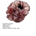 thumbnail image 7 of Mightlink Hair Band Flower Decor Soft Fabric Beads Hair Rope Anti-fall Hair-fixed High Elasticity Long-lasting Ponytail Holder Hair Accessories, 7 of 7