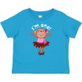 thumbnail image 3 of Inktastic Monkey 1st Birthday 1 Year Old Girl Girls Baby T-Shirt, 3 of 5