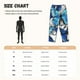 thumbnail image 3 of Balery Blue and White Butterflies Pantalones de pijama para mujer, pijamas ultraligeros, pantalones de estar por casa-Small, 3 of 6
